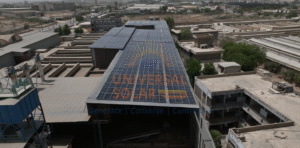 large-scale commercial solar power system with jinko panels
