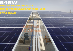645w solar panels