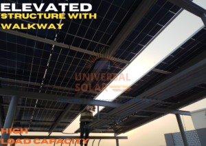 elevated structure with walkway